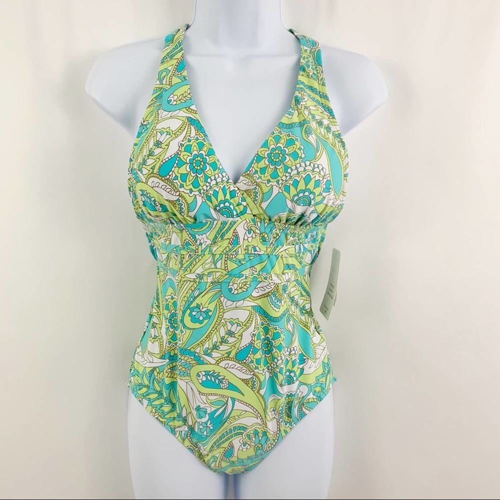 NWT Athena Paisley Swimsuit 4